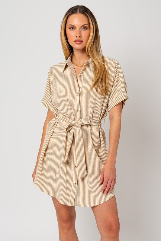 Golden Hour Shirt Dress