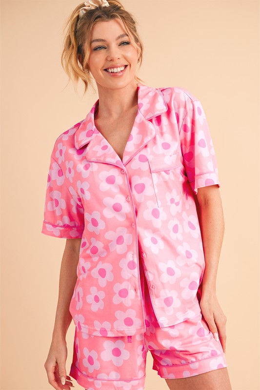 Flower Power Pajama Set