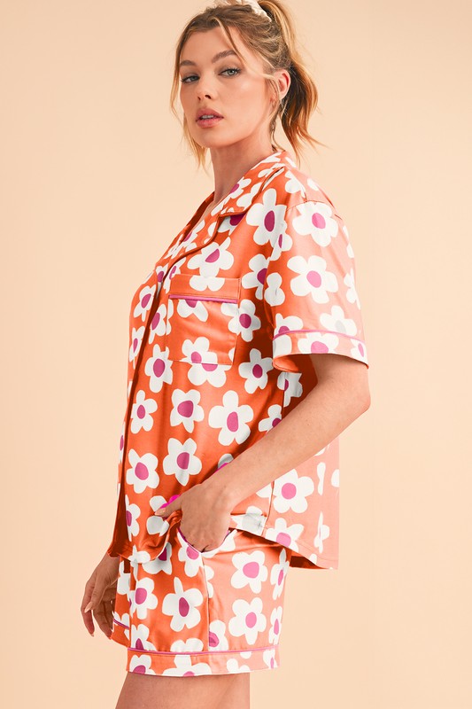 Flower Power Pajama Set