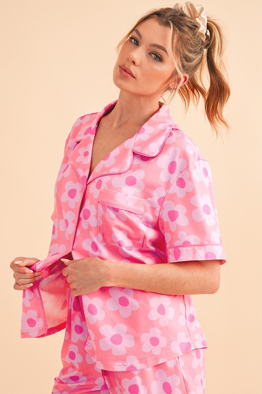 Flower Power Pajama Set