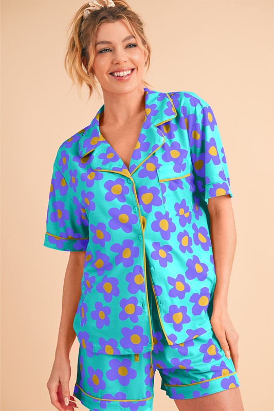 Flower Power Pajama Set