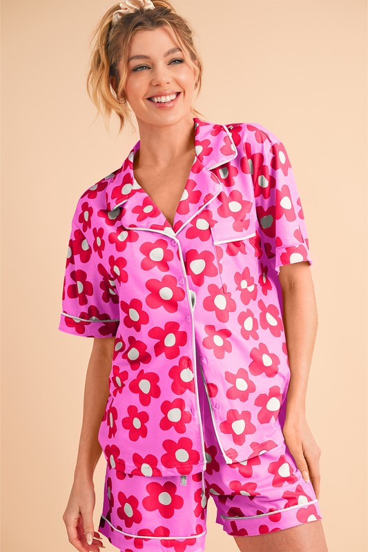 Flower Power Pajama Set