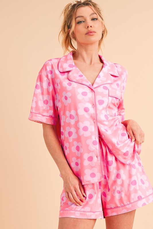 Flower Power Pajama Set